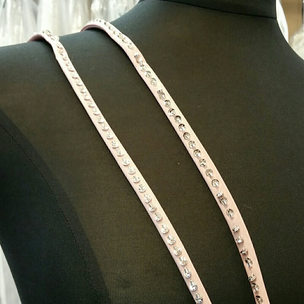 Blush Pink Satin Gown - Picture 5 of 5